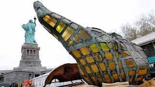 Statue of Liberty's original torch moved to new museum site