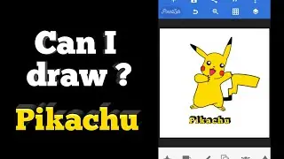 #How to draw pikachu/drawing pikachu in mobile/ cute pikachu