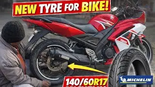 New Tyre Michelin pilot street 2 140/60r17 || Best Tyre under 3500 || Review || Js Thakur Vlogs 
