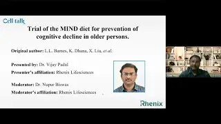 Trial of the MIND diet for prevention of cognitive decline in older persons | Cell Talk