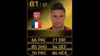 FIFA 14 IF GIROUD 81 Player Review & In Game Stats Ultimate Team