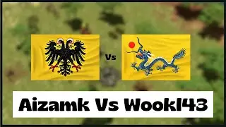 Age of Empires 3- Germany Vs China | Aizamk Vs Wookl43 | Aoe3 DE | 1v1 Pro Game | 4K