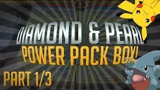 Opening a Pokemon Diamond and Pearl Power Pack Box! Part 1/3! | Day 68!