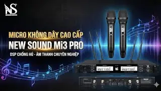 Micro Kh&ocirc;ng D&acirc;y Cao Cấp Ch&iacute;nh H&atilde;ng NewSound MI-3 Pro Bộ Xử L&yacute; &Acirc;m Thanh DSP &ndash; Chống H&uacute; Cực Tốt