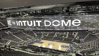Intuit Dome Experience: View from the Seat in Section T25! #laclippers #intuitdome