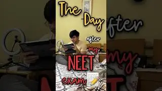 My day after NEET *exam*🩺🤭| NEET vlog #neet #mbbs #neet2026 #motivation #trending