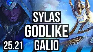SYLAS vs GALIO (MID) | 9/1/9, Godlike | KR Master | 25.21