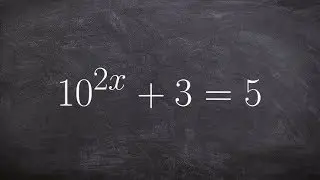 Using inverse operations to help us solve exponential equations