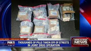 Thousands of pills found in drug operation