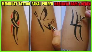 DIY Tattoo Simple On Hand By Pen #diyart #tattoo #drawing