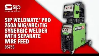 SIP | 05753 WELDMATE&reg; PRO 250A MIG/ARC/TIG Synergic Welder with Separate Wire Feed