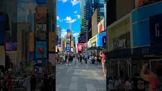 Walking in Time Square New 4K York #newyorkcity #travel #manhattan #usa