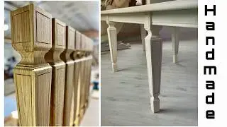 Складне фрезерування ноги стола// Complex table leg milling.