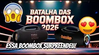 Essa Boombox Surpreendeu! 😱 Comparativo JBL Boombox 4, AIWA e Basike