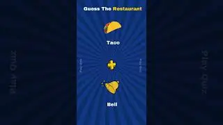 Guess the Restaurant by Emoji Challenge #guesstherestaurant  #quiz