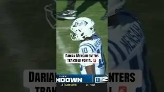 Darian Mensah Enters Transfer Portal 🚨