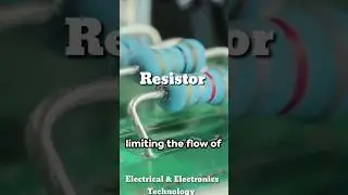 How Does An Resistor Work?🤔#electronic #resistor #electrical #resistance #shorts #ohm #engineering