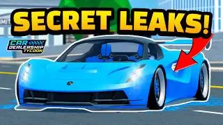 😱 New *SECRET* Licensed Lotus LEAKS In Car dealership tycoon! | Mird CDT