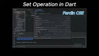 Set Operation in Dart