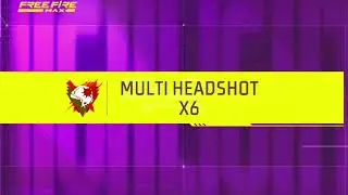MULTI HEADSHOT x6 😱🔥 | One Tap King 👑 | Free Fire Shorts