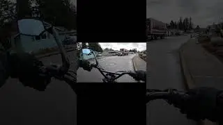 Close Call With A Garbage Man! #ebike #road #fyp #shorts