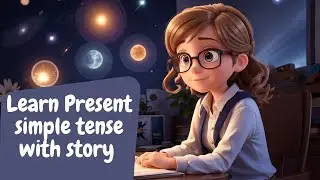 Learn Present Simple with an interesting story| Present Simple Tense|Storytelling