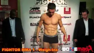FIGHTOR MMA 1 - Video de la pes&eacute;e.