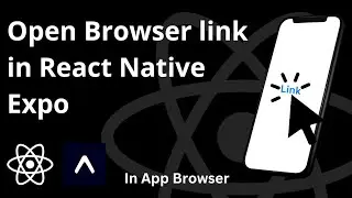 Open Web page from React Native Expo app | React Native Tutorial | link