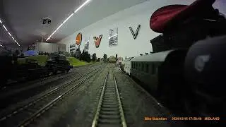 Kamerafahrt über die H0 Vereinsanlage des MeC Wunsiedel e.V. am 17.12.2024