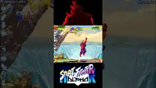 Shin Akuma SFA2 Combo Hyper Street Fighter Alpha#streetfighter