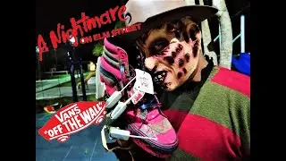 Vans x Nightmare On Elm Street Sk8-Hi  On Feet Review #vansxhorror #houseofterror #freddykrueger