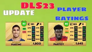 DLS23 NEW UPDATE , PLAYER RATINGS !