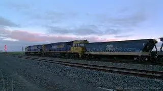 2KC5 Grain Train With NR Class Diesel Locomotives - PoathTV Australian Railways