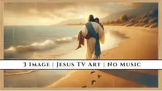 Jesus 4K Framed TV Art | Christian Art Wallpaper| Screensaver | No Music | 2 Hours