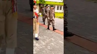 Brigadier sir ncc girls cadet camp visit entry || ncc camp training #ncccamp #indianarmy #nccshorts