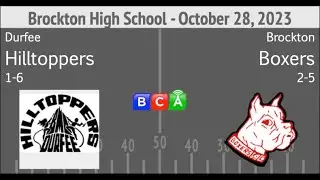 Brockton High School Football vs Durfee 10-28-23