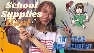 ARKI MATERIALS HAUL 💸| 1st Year | NU Arki Student