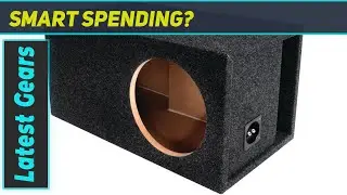 Atrend Bbox Single Vented 12 Inch Subwoofer Enclosure - Unleash Powerful Bass in Your Car!