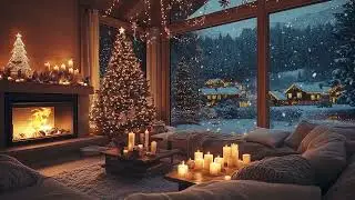 Time Moving Slower Near the Fire 2025 | Soft Piano and Warm Fireplace Ambience for Deep Calm