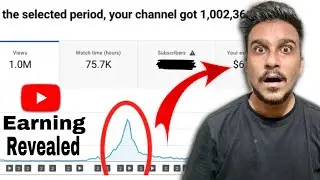 How Much Money YouTube Pay Me For 1 Million Views in Pakistan 😮😍