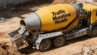News Video. Machine. Concrete Mixer. Muratina Roads #Trafficking
