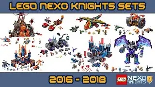 Presentation of All LEGO Nexo Knights Sets - Prices, Number of Elements, and Minifigures!