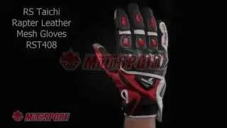 RS Taichi Raptor Leather Mesh Gloves - RST408 Fit