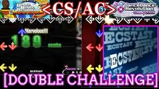 【DDR CS/AC】 ECSTASY / d-complex [DOUBLE ONI/CHALLENGE] 譜面比較 Comparison