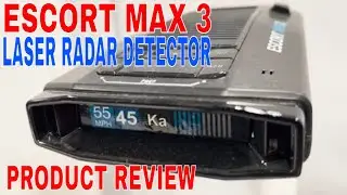 ✅  ESCORT MAX 3 Laser Radar Detector - Bluetooth Connectivity  🔴