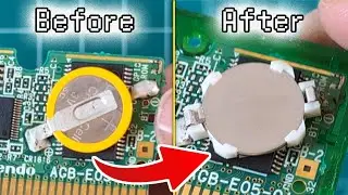 My NEW FAVORITE Way to replace a GBA Battery!