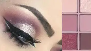 Step By Step Pink  Silver Eyes makeup tutorial Ving Liner Eyes Makeup Fre clas Makeup By Nargis Ali