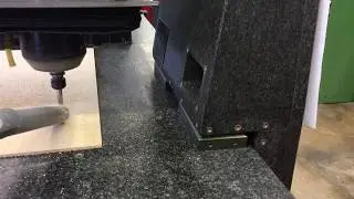 Luftlager, Luft gelagerte CNC Fr&auml;smaschine, Airbearing