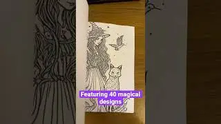 Amazing Witches Coloring Book for Adults - Flip Through