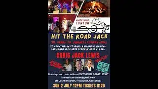 Hit the road Jack. Musical comedy show, Craig Jack lewis